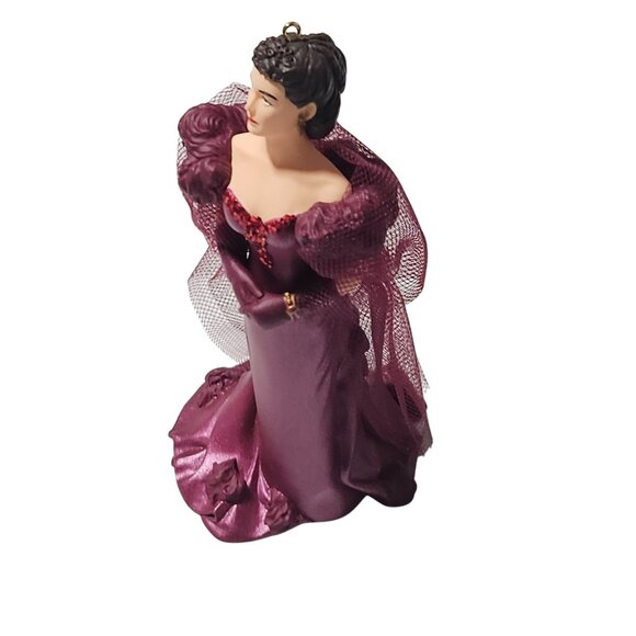 Hallmark Keepsake Ornament Scarlett OHara New Collectors Series 1997 Burgundy - Picture 2 of 7